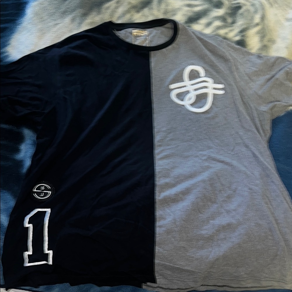 Sean John 4XL 100% Cotton Black and Gray Short Sleeve Tees